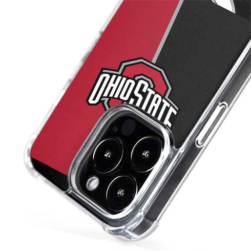 Ohio State University OSU Buckeyes Split iPhone 15 Pro MagSafe Case
